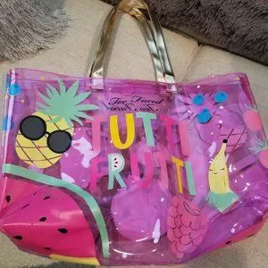 Too Faced Tutti Frutti Vinyl Tote Limited Edition